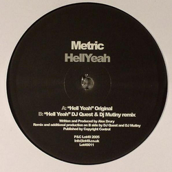 Alex Metric Hell Yeah Vinyl 12" USED