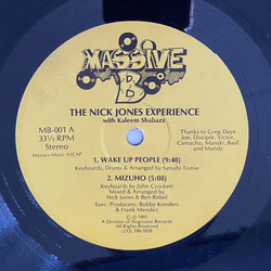 Nick Jones Experience / Kalim Shabazz Wake Up People / Get Down Vinyl 12" USED