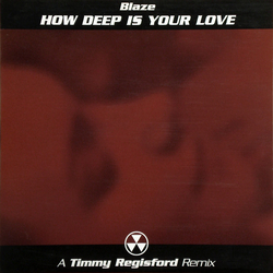 Blaze How Deep Is Your Love (A Timmy Regisford Remix) Vinyl 12" USED