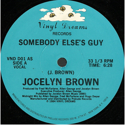 Jocelyn Brown Somebody Else's Guy Vinyl 12" USED