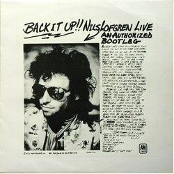 Nils Lofgren Back It Up!! Nils Lofgren Live An Authorized Bootleg Vinyl LP USED
