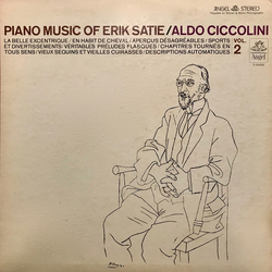 Erik Satie / Aldo Ciccolini Piano Music Of Erik Satie, Vol. 2 Vinyl LP USED