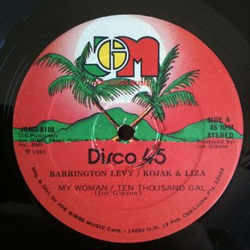 Barrington Levy / Nigger Kojak & Liza / Joe Gibbs & The Professionals My Woman / Ten Thousand Gal / Cast Eye Boy Vinyl 12" USED