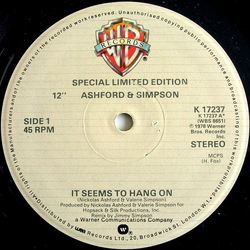 Ashford & Simpson It Seems To Hang On Vinyl 12" USED