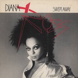 Diana Ross Swept Away Vinyl LP USED