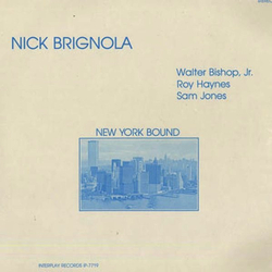 Nick Brignola New York Bound Vinyl LP USED