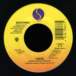 Madonna Vogue Vinyl 7" USED