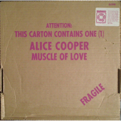 Alice Cooper auto-1 Muscle Of Love Vinyl LP USED