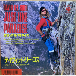 David Lee Roth Just Like Paradise Vinyl 7" USED