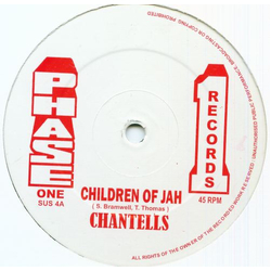 The Chantells Children Of Jah / Desperate Time Vinyl 12" USED