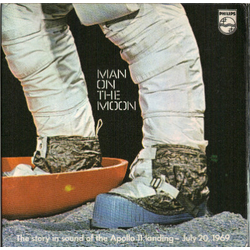 No Artist Man On The Moon - The Story In Sound Of The Apollo 11 Landing - July 20, 1969 Vinyl 7" USED