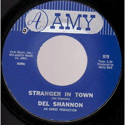 Del Shannon Stranger In Town / Over You Vinyl 7" USED