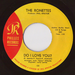The Ronettes Do I Love You? / Bebe And Susu Vinyl 7" USED