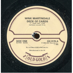 Wink Martindale / Lee Marvin Deck Of Cards / Wand'rin Star Vinyl 7" USED