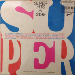 Unknown Artist Super Hits Vinyl LP USED