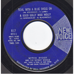 Mitch Ryder & The Detroit Wheels Devil With A Blue Dress On & Good Golly Miss Molly Vinyl 7" USED