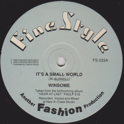 Winsome It's A Small World Vinyl 12" USED