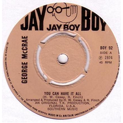 George McCrae You Can Have It All Vinyl 7" USED