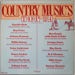 Various Country Music's Top 14 Vinyl LP USED