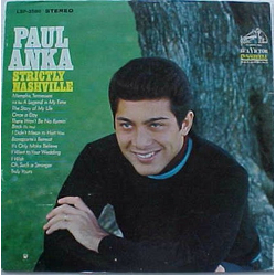 Paul Anka Strictly Nashville Vinyl LP USED