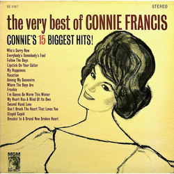 Connie Francis The Very Best Of Connie Francis (Connie's 15 Biggest Hits) Vinyl LP USED