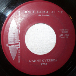 Danny Overbea Don't Laugh At Me / Stop Vinyl 7" USED