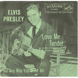 Elvis Presley Love Me Tender Vinyl 7" USED