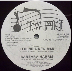 Barbara Harris I Found A New Man Vinyl 12" USED