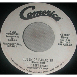 The Left Banke Queen Of Paradise Vinyl 7" USED