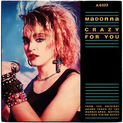 Madonna Crazy For You Vinyl 7" USED