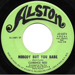 Clarence Reid Nobody But You Babe Vinyl 7" USED