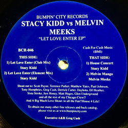 Stacy Kidd / Melvin Meeks Let Love Enter EP Vinyl 12" USED