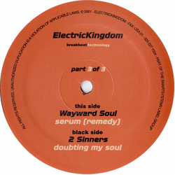 Wayward Soul / 2 Sinners Electric Kingdom Vol. 2 Part 3 Vinyl 12" USED