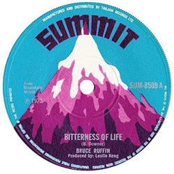 Bruce Ruffin Bitterness Of Life Vinyl 7" USED