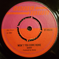 Dandy Livingstone Won't You Come Home Vinyl 7" USED