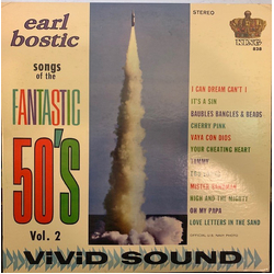 Earl Bostic Songs of the Fantastic 50's Vol. 2 Vinyl LP USED
