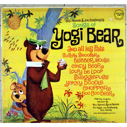 Frank Milano Songs Of Yogi Bear And His Pals Vinyl LP USED