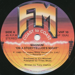 Magnum (3) On A Storytellers Night Vinyl 7" USED