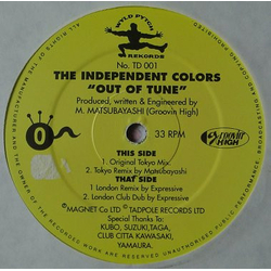 The Independent Colors Out Of Tune Vinyl 12" USED