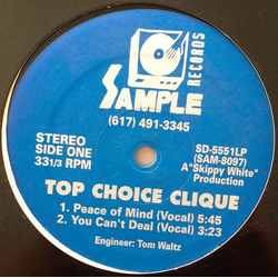 Top Choice Clique Peace Of Mind Vinyl 12" USED