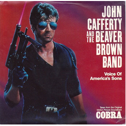 John Cafferty And The Beaver Brown Band Voice Of America's Sons Vinyl 7" USED