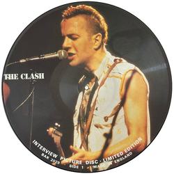 The Clash Limited Edition Interview Picture Disc Vinyl LP USED