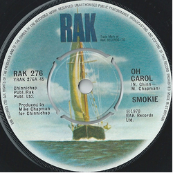 Smokie Oh Carol Vinyl 7" USED