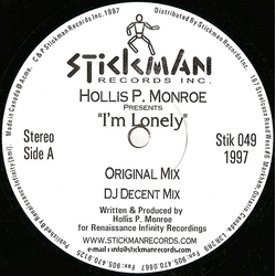 Hollis P. Monroe I'm Lonely Vinyl 12" USED
