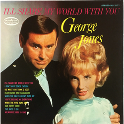 George Jones (2) I'll Share My World With You Vinyl LP USED