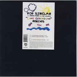 Bob Sinclar / Gary "Nesta" Pine Love Generation (Remixes) Vinyl 12" USED