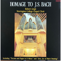 Johann Sebastian Bach / Robert Ampt / Wyvern Choir Newington College Homage To J.S. Bach Vinyl LP USED