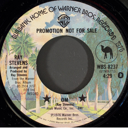 Ray Stevens Om Vinyl 7" USED