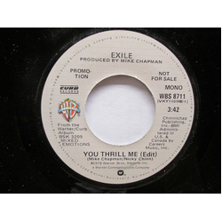 Exile (7) You Thrill Me (Edit) Vinyl 7" USED