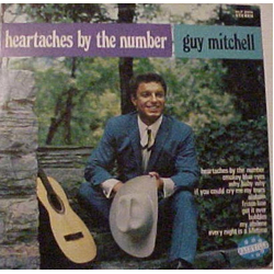Guy Mitchell Heartaches By The Number Vinyl LP USED